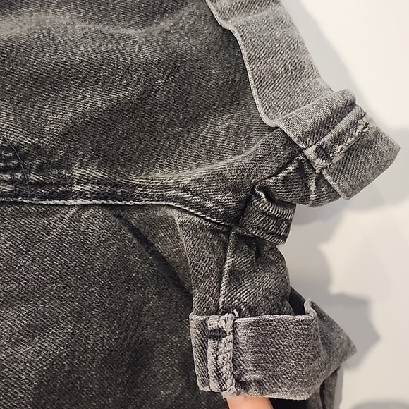 P.3 Levi Strauss 954 Charcoal Jean Shorts Size: 5 - Picture 3 of 4